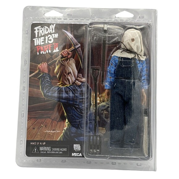 NECA Friday the 13th Part 2 Jason Voorhees & Candyman 8" Retro Clothed Figures - Picture 2 of 15